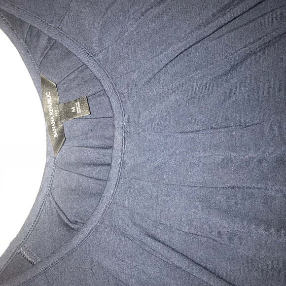 Banana Republic Navy 3/4 Sleeve Top - Picture 2 of 2